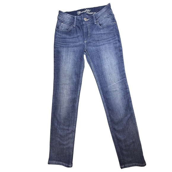 Wrangler Straight Leg Jeans Classic Denim Blue New with Tags - Picture 1 of 8
